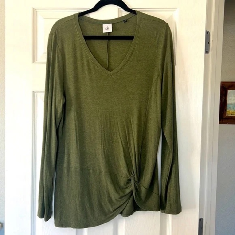 CAbi Serenity Long Sleeve V-Neck Top